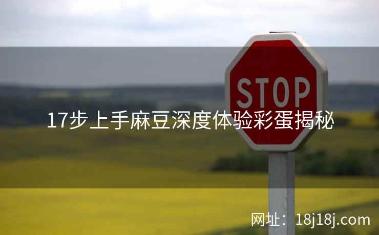 17步上手麻豆深度体验彩蛋揭秘