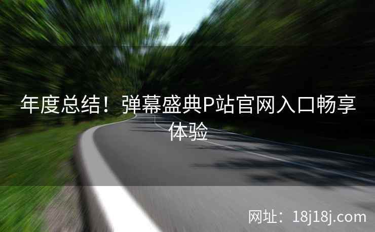年度总结！弹幕盛典P站官网入口畅享体验