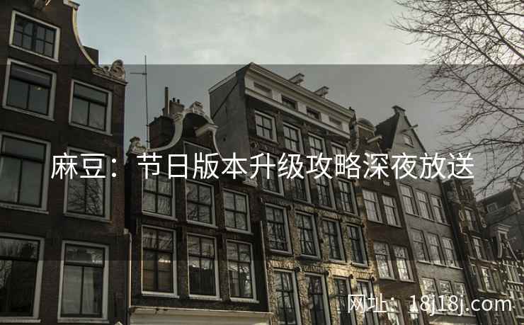 麻豆:节日版本升级攻略深夜放送 麻豆:节日版本升级攻略深夜放送