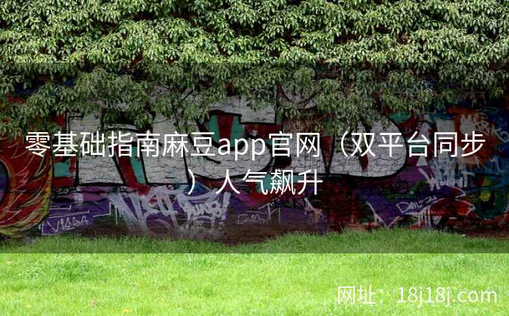 零基础指南麻豆app官网（双平台同步）人气飙升